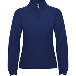 ESTRELLA WOMAN L/S - Polo manches longues, col et poignets en côte 1x1, Patte de boutonnage 3 boutons ton sur ton