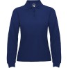 ESTRELLA WOMAN L/S - Polo manches longues, col et poignets en côte 1x1, Patte de boutonnage 3 boutons ton sur ton