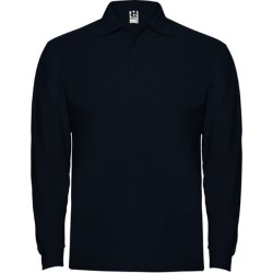 ESTRELLA L/S - Polo manches longues, col et poignets en côte 1x1, Patte de boutonnage 3 boutons ton sur ton