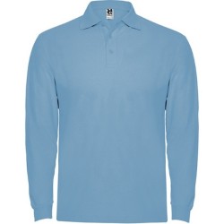 ESTRELLA L/S - Polo manches longues, col et poignets en côte 1x1, Patte de boutonnage 3 boutons ton sur ton