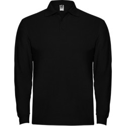 ESTRELLA L/S - Polo manches longues, col et poignets en côte 1x1, Patte de boutonnage 3 boutons ton sur ton
