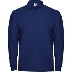 ESTRELLA L/S - Polo manches longues, col et poignets en côte 1x1, Patte de boutonnage 3 boutons ton sur ton