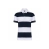 Polo rayé manches courtes unisexe