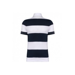 Polo rayé manches courtes unisexe