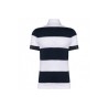 Polo rayé manches courtes unisexe