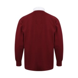 Polo rugby homme manches longues