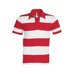Polo rayé bicolore