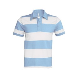 Polo rayé bicolore