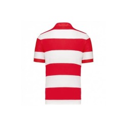Polo rayé bicolore