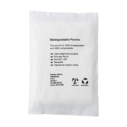 Poncho 100% biodégradable