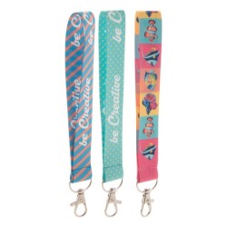 Porte-clés avec mousqueton 100% imprimé