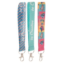 Porte-clés avec mousqueton 100% imprimé