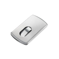 Porte-cartes de visite en métal Slide