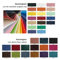 Porte-cartes de visite en cuir