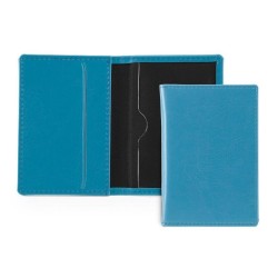 Porte-cartes (3) à fenêtre en cuir