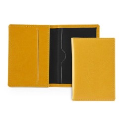 Porte-cartes (3) à fenêtre en cuir