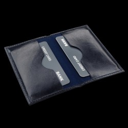 Porte cartes en cuir anti-RFID