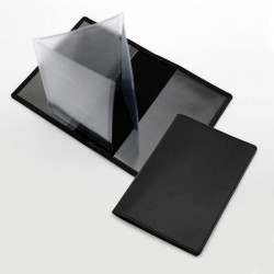 Porte carte grise en cuir