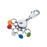Porte-clés métal multi-anneaux
