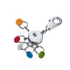 Porte-clés métal multi-anneaux