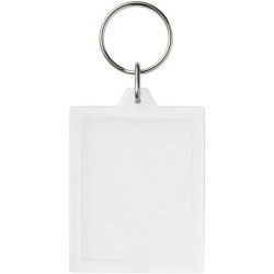 Porte-clés transparent avec insert
