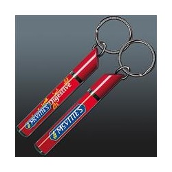 Porte-clés avec insert liquide flottant