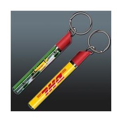 Porte-clés avec insert liquide flottant