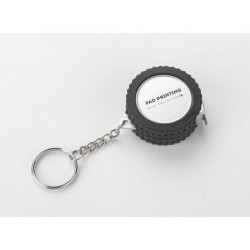 Porte-clés avec mètre ruban TIRE 1m