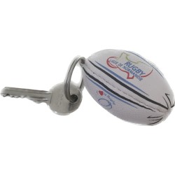 Porte clé Ballon de rugby recyclé