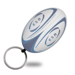 Porte clé Ballon de rugby recyclé