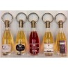 Porte-clés bouteille de vin