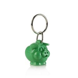 Porte-clés cochon smiley