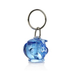 Porte-clés cochon smiley