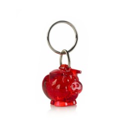 Porte-clés cochon smiley