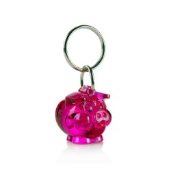 Porte-clés cochon smiley