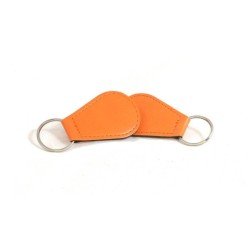 Porte clé en goutte d'eau en simili cuir de couleur