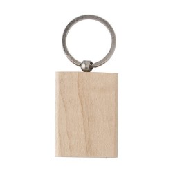 Porte-clés rectangle en bois