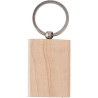 Porte-clés rectangle en bois