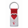 Porte clef coeur en métal