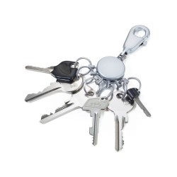 Porte-clés métal multi-anneaux