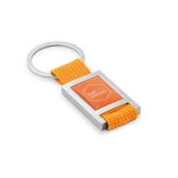 Porte-clés en métal et webbing