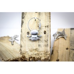 Porte-clés grenouille zen