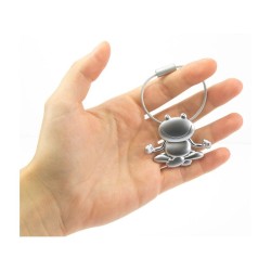 Porte-clés grenouille zen