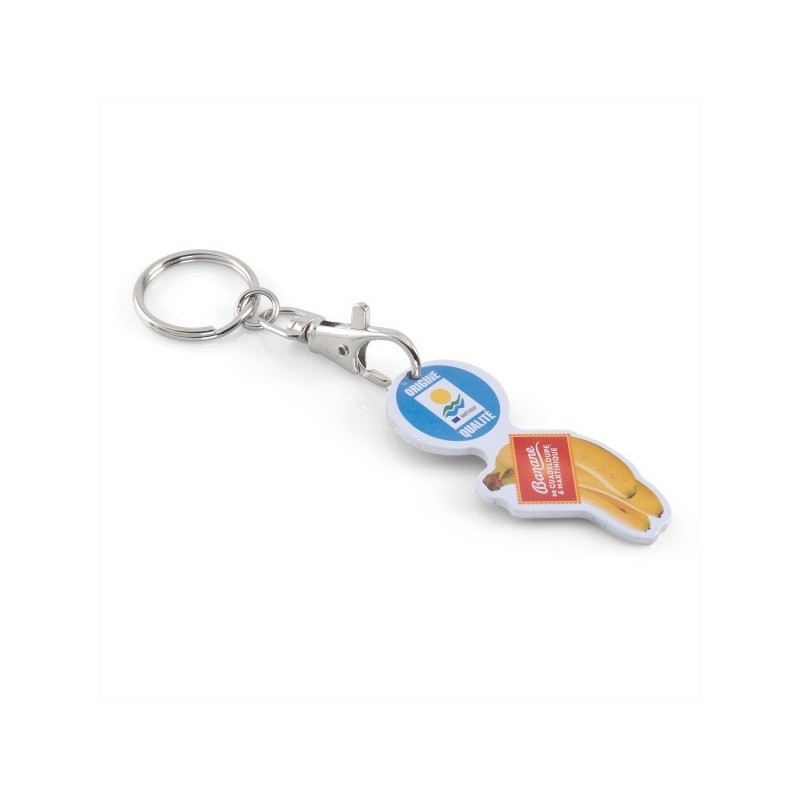 Porte-clés jeton aluminium