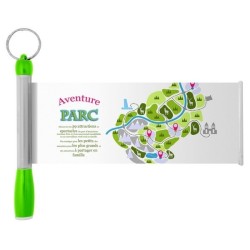 Porte-clés bannière lampe