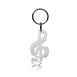 Porte-clés clé de sol