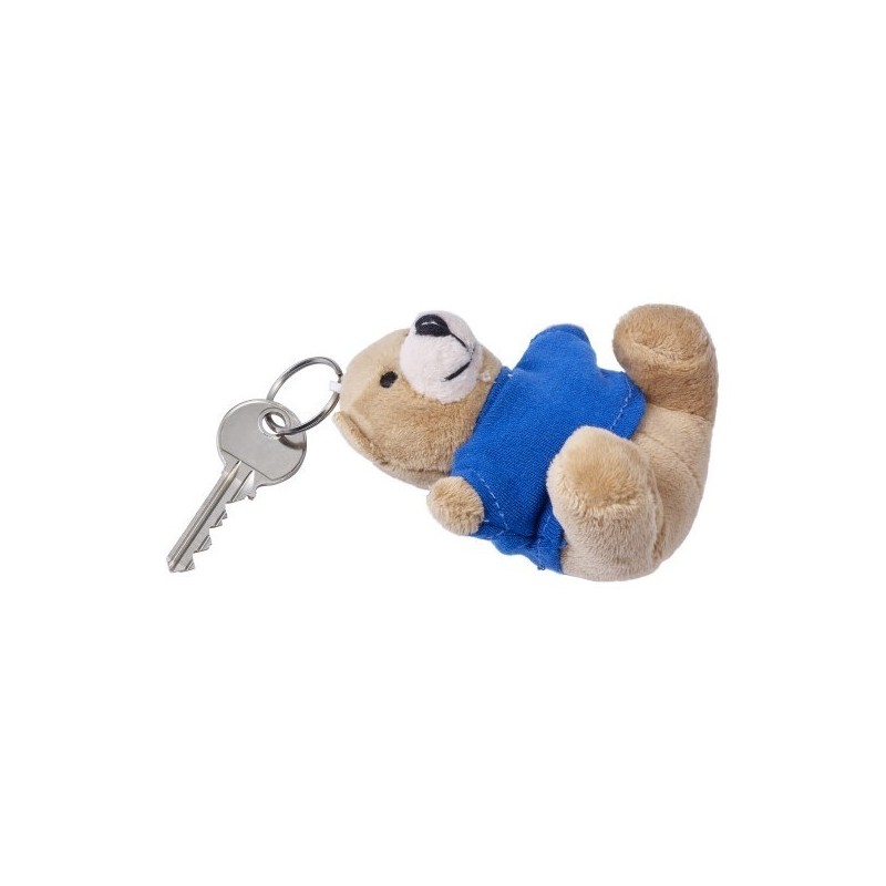 Porte-clés peluche avec T-shirt.