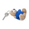 Porte-clés peluche avec T-shirt.