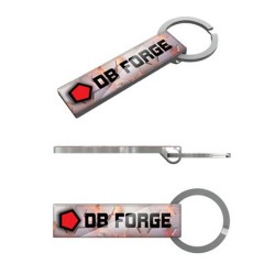 Porte-clés zamac rectangle quadri