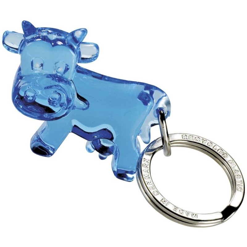 Porte-clés vache recyclé
